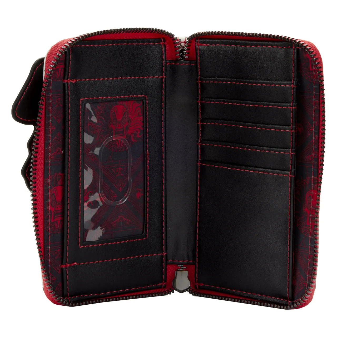 101 Dalmatians Cruella De Vil Villains Scene Zip Around Wallet