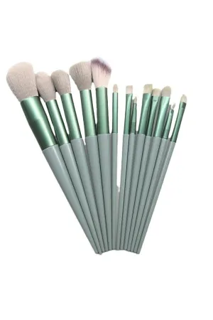 13 PCS MAKEUP BRUSH SET WITH STORAGE BAG