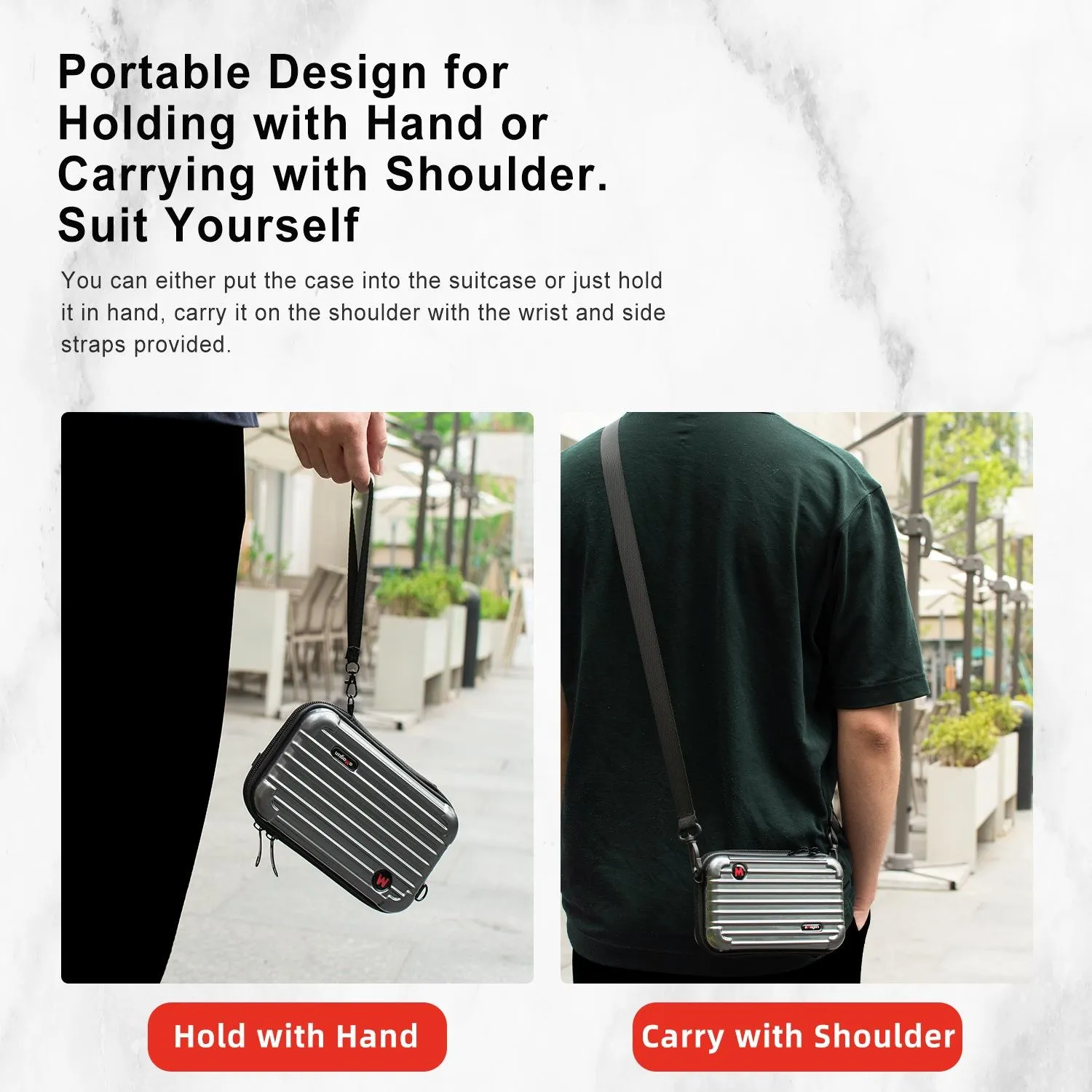 18.5 X 11.5 X 6Cm Small Organizer Bag For Sports Camera Accessories