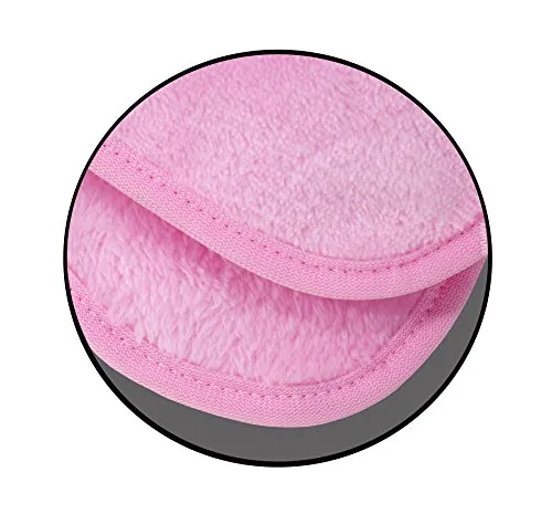 2-Pack Extra Large Reusable Makeup Remover Cloth with Deluxe Travel Bag Removes Makeup and Exfoliates Skin, Machine Washable