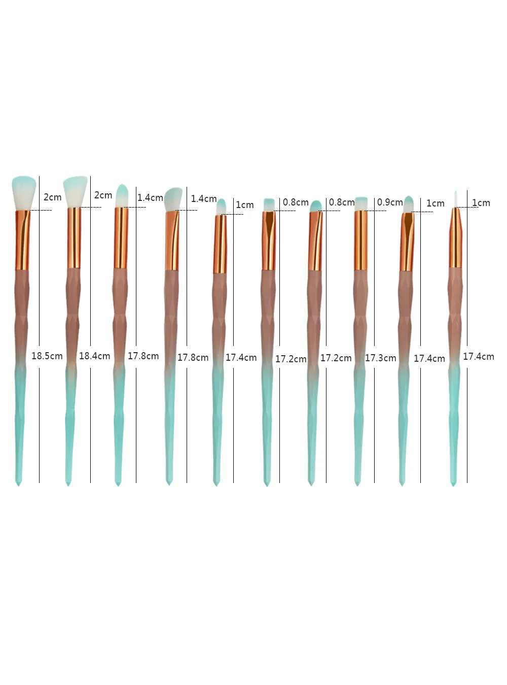 20Pcs Makeup Brushes Set Powder Eye Shadow Foundation