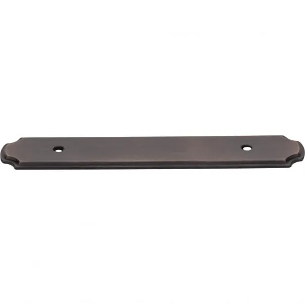 6-1/8" O.L. (96 mm Center-to-Center) Brushed Oil Rubbed Bronze Pull Backplate