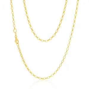 9ct Magnificent Yellow Solid Gold Belcher Chain