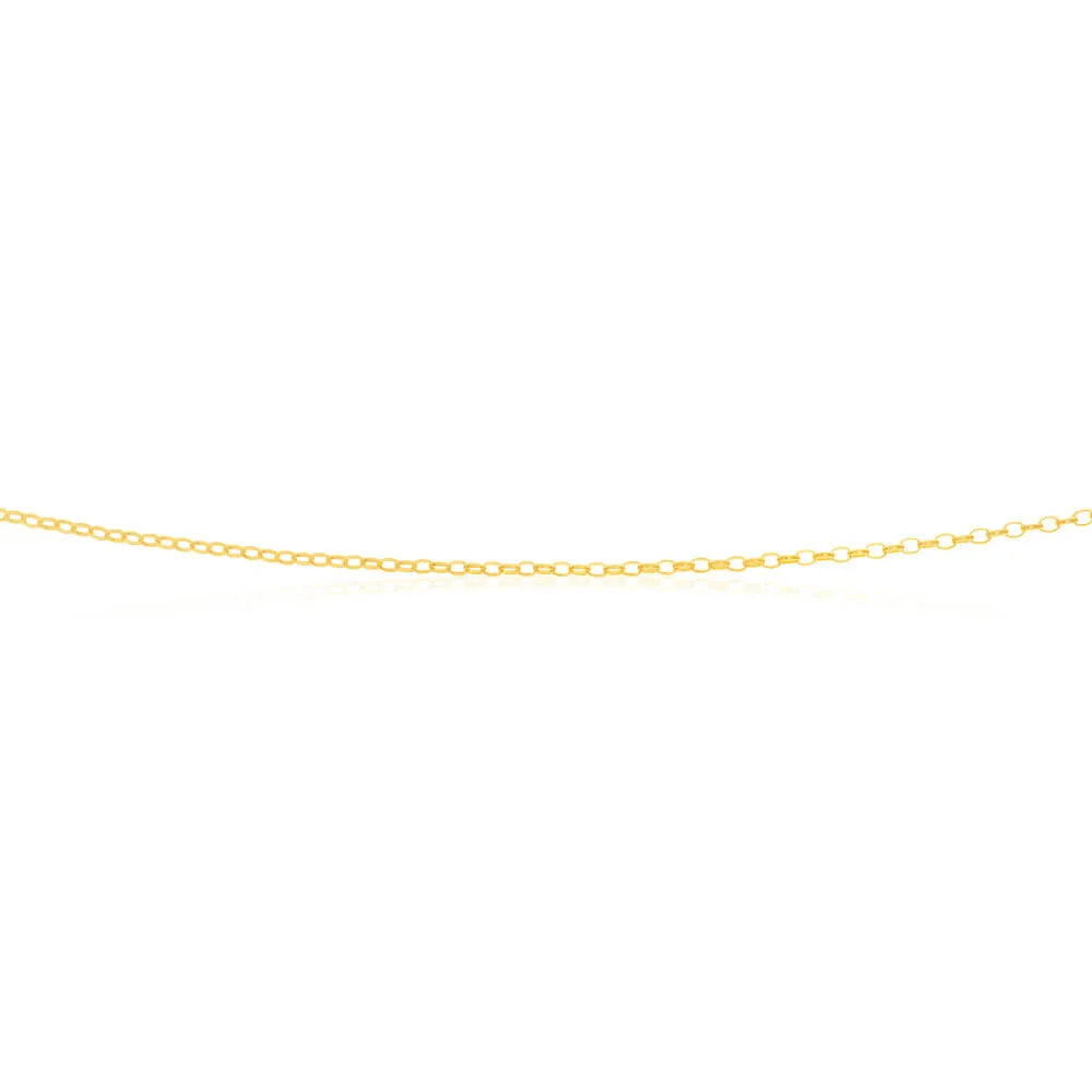 9ct Magnificent Yellow Solid Gold Belcher Chain