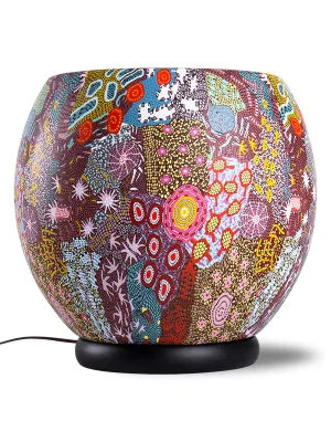 Aboriginal Grandmother's Country 30cm Lamp