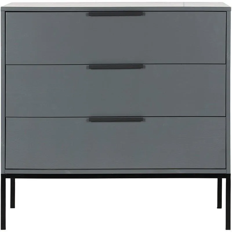 Adam Pine Wood Cabinet with Drawers