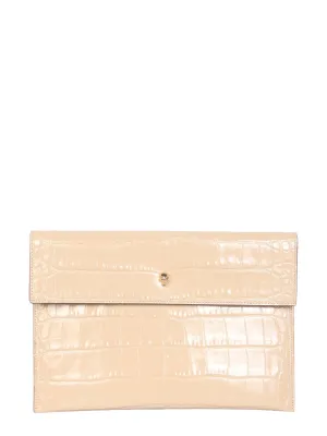 Alexander McQueen Embossed Effect Clutch Bag