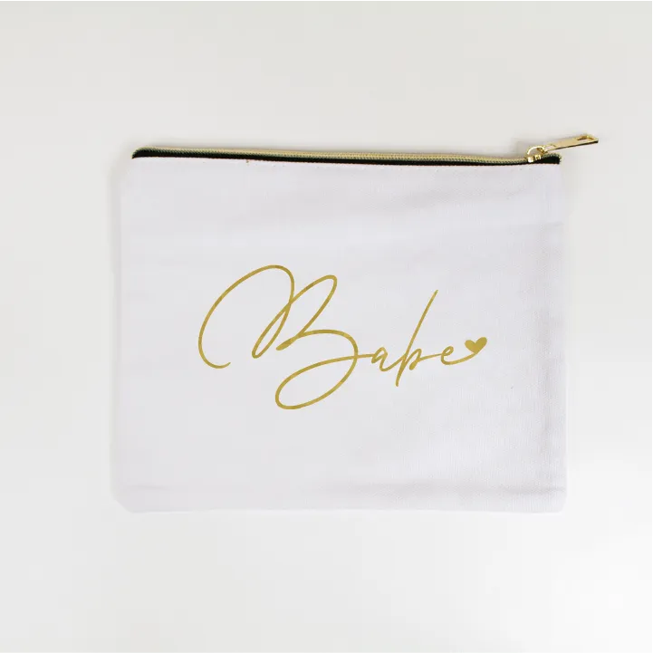 Babe Bridesmaid Makeup Bag
