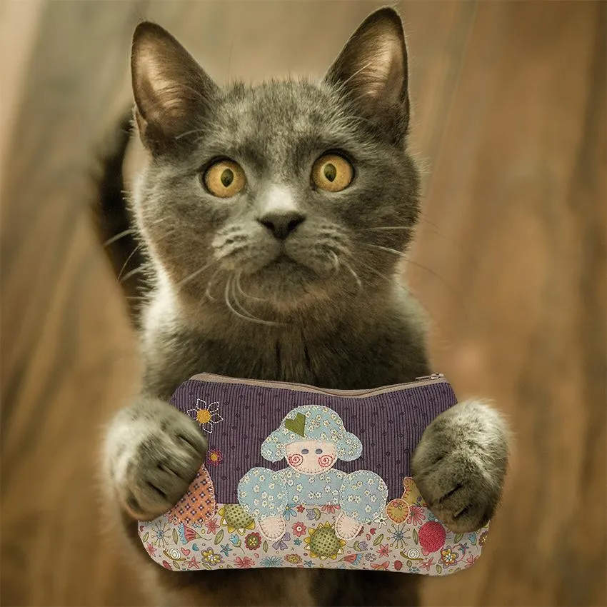 Bag with Girl and Cat