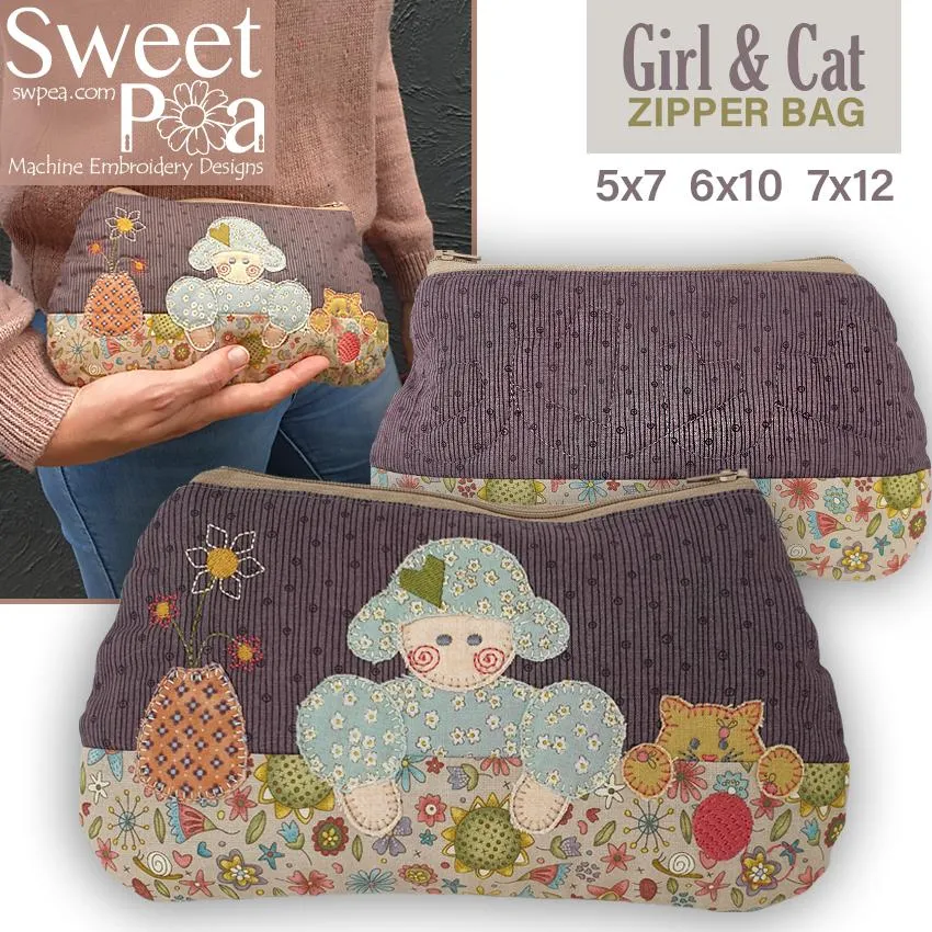 Bag with Girl and Cat