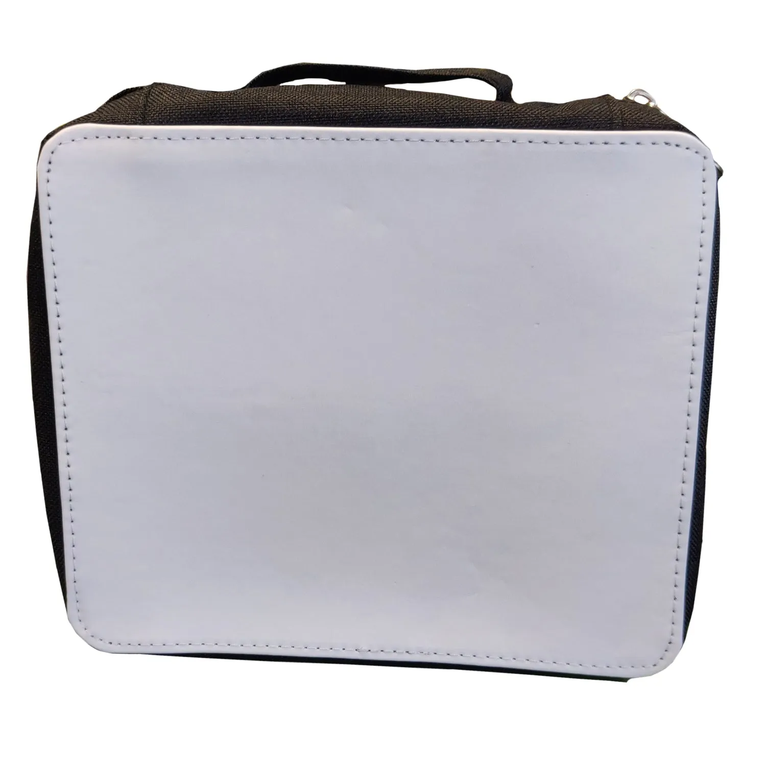Bags - Fabric Cosmetic Storage Bag with Removable Compartments - Black- print area 21.2cm x 18.1cm
