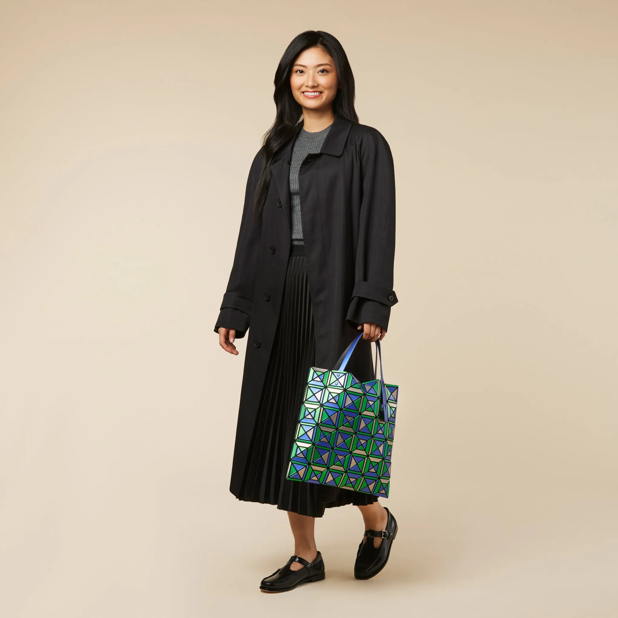 BAO BAO ISSEY MIYAKE Ensemble Tote Bag - Blue Mix