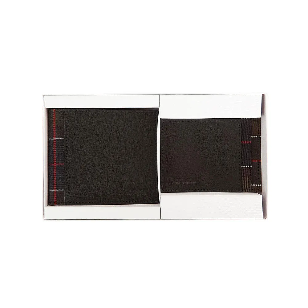 Barbour Wallet & Card Holder Gift Set