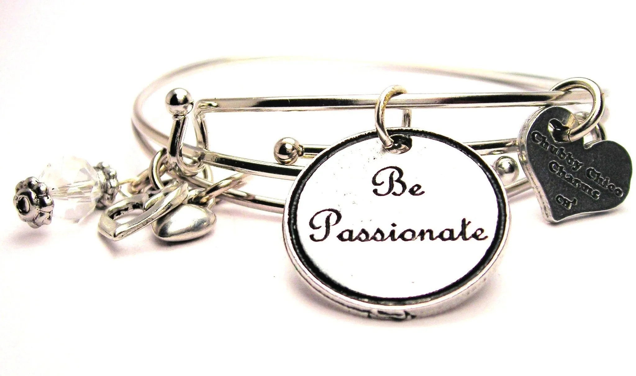Be Passionate Expandable Bangle Bracelet Set