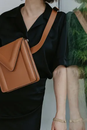 Belt Bag: Belt XL Light Cognac   M XL Stitched Tricolor Cognac