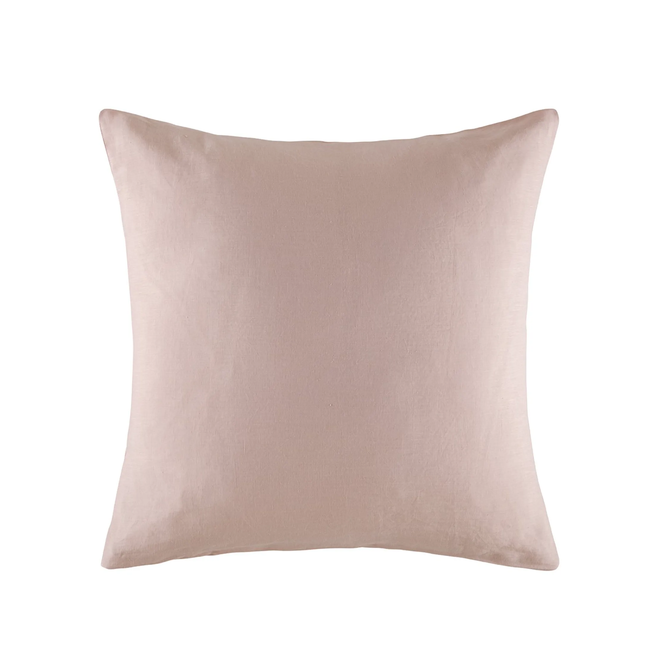 Blush French Linen KAS European Pillow Case