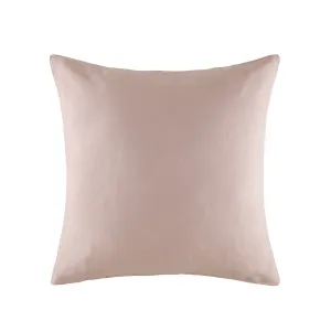 Blush French Linen KAS European Pillow Case