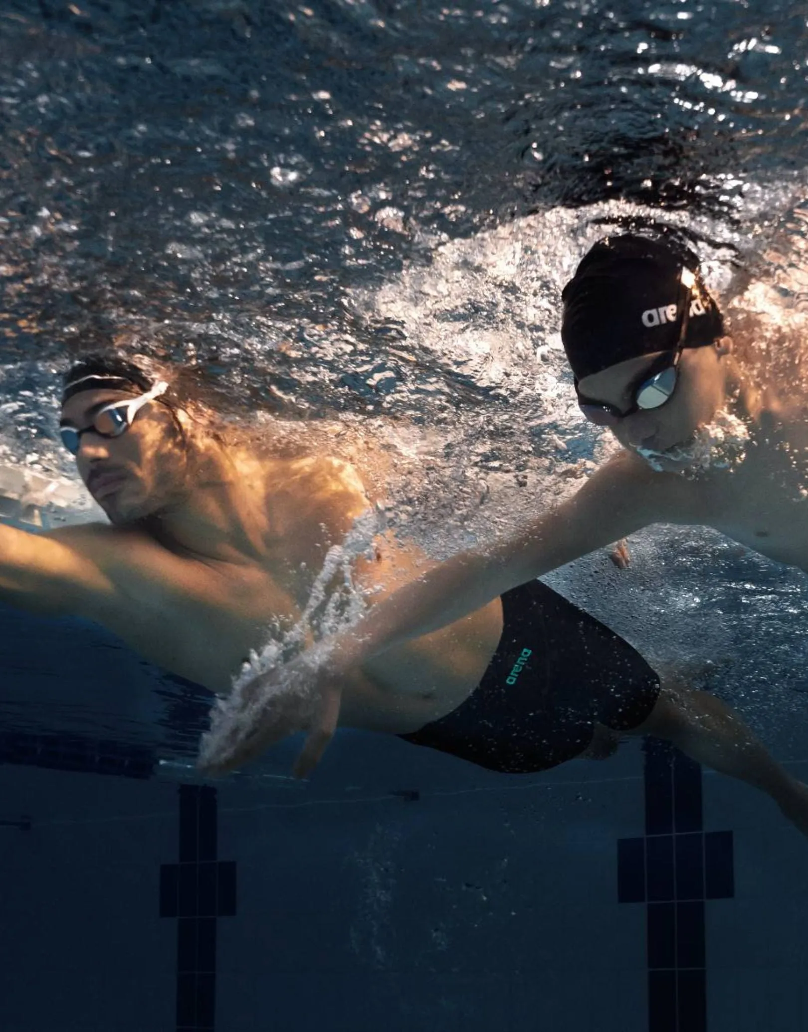 Boys Powerskin Impulso Jammer - Black/Teal