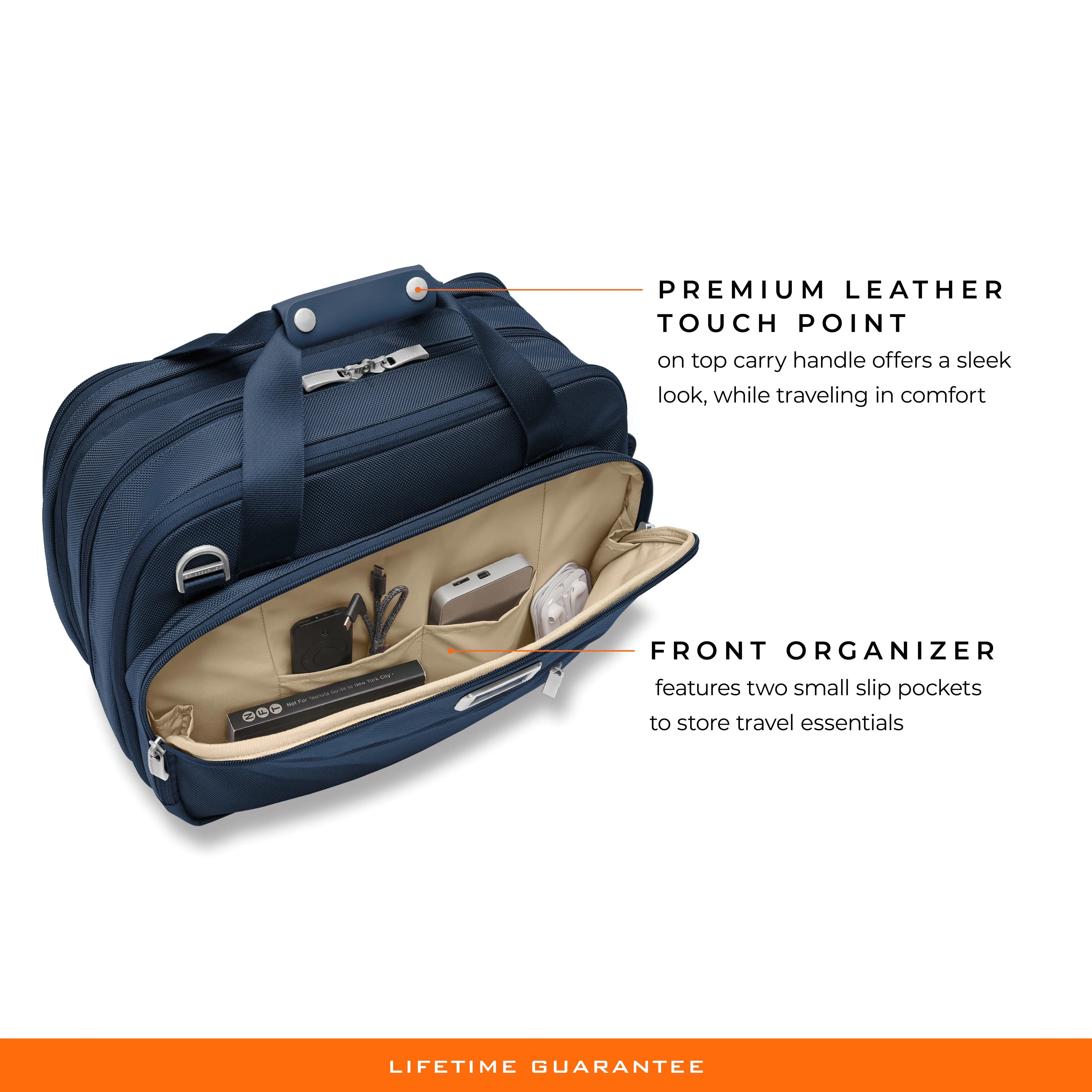 Briggs & Riley Baseline Expandable Cabin Bag - Navy