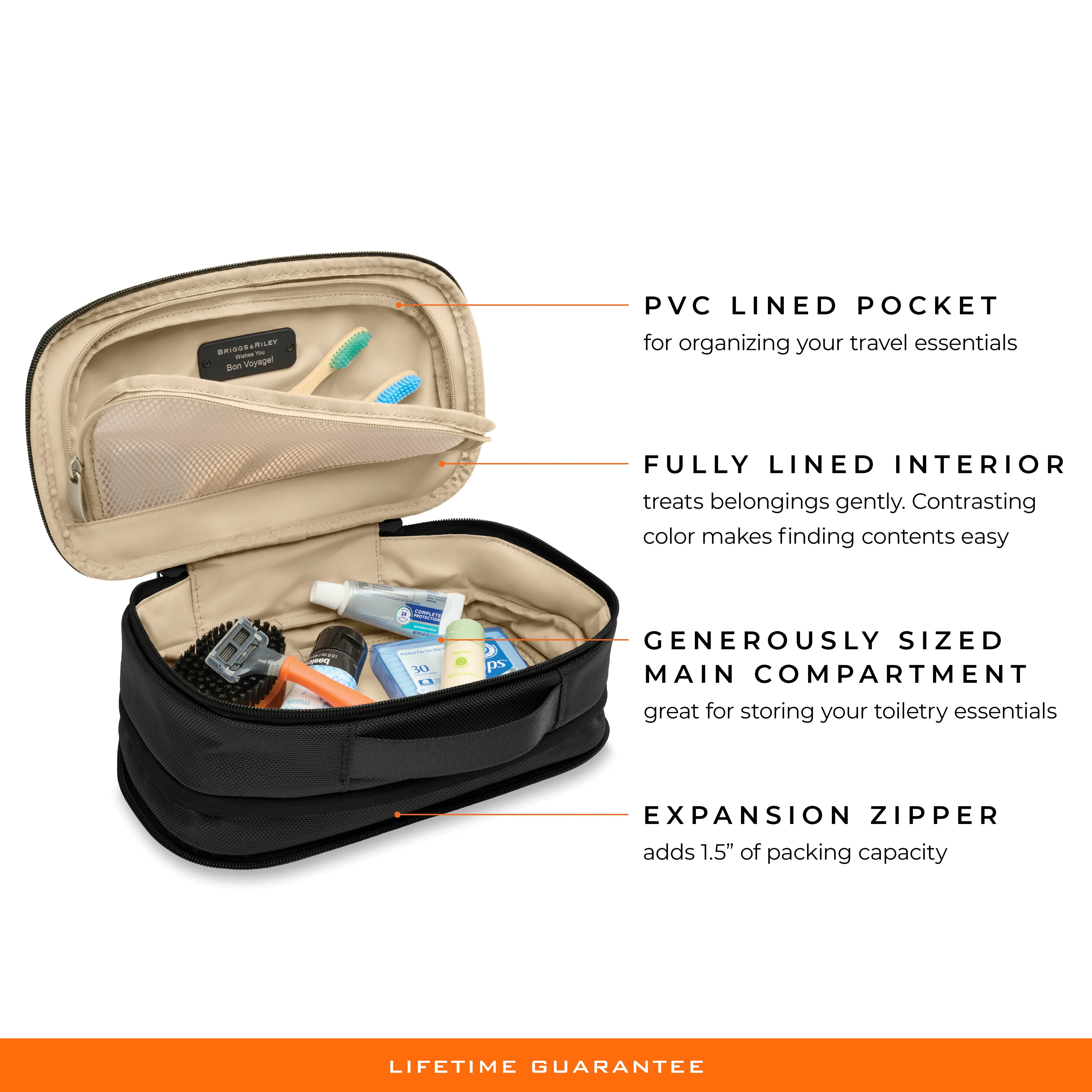 Briggs & Riley Baseline Expandable Essentials Kit-Black