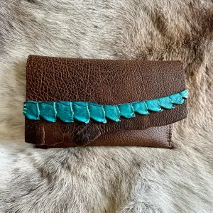 Buffalo & Crocodile Clutch Bag