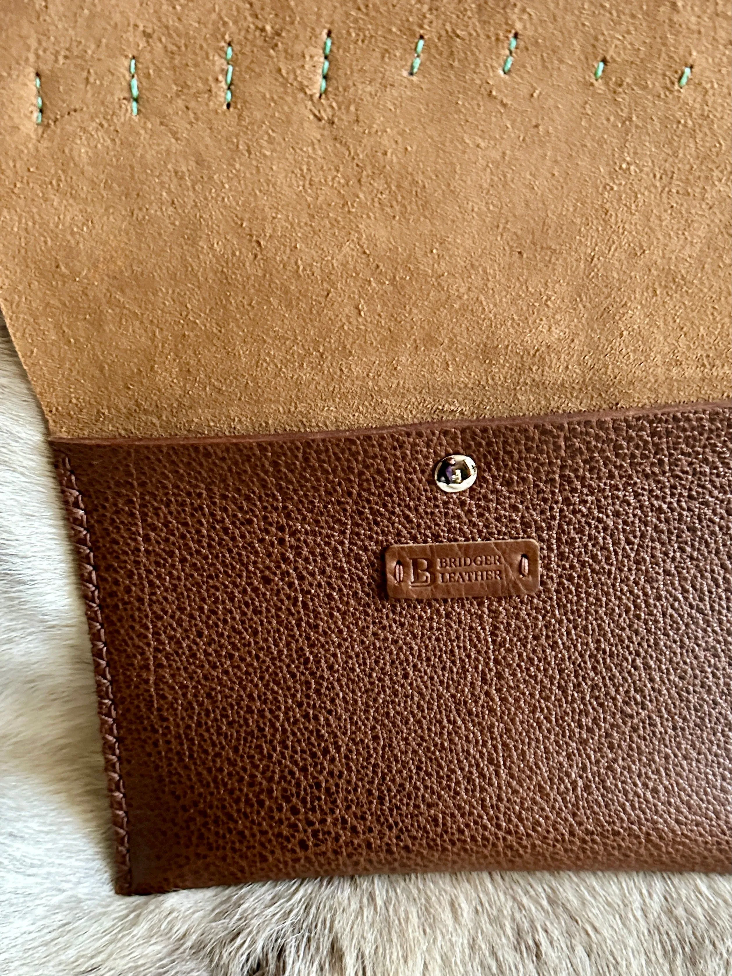Buffalo & Crocodile Clutch Bag