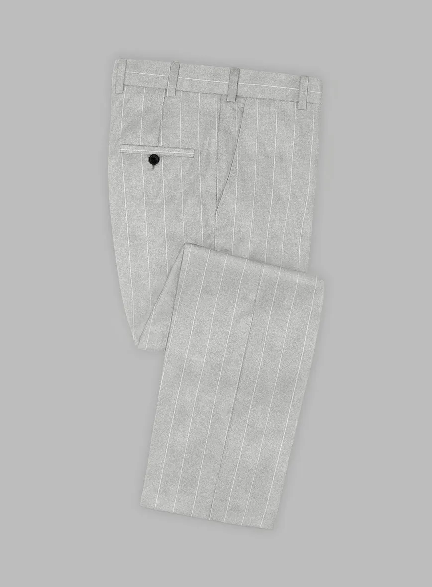 Caccioppoli Sun Dream Aistun Gray Wool Silk Suit