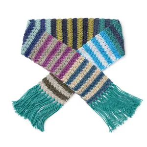 Caron X Pantone Crochet Stripe Scarf