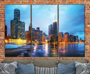 Chicago Lakefront Canvas Wall Art