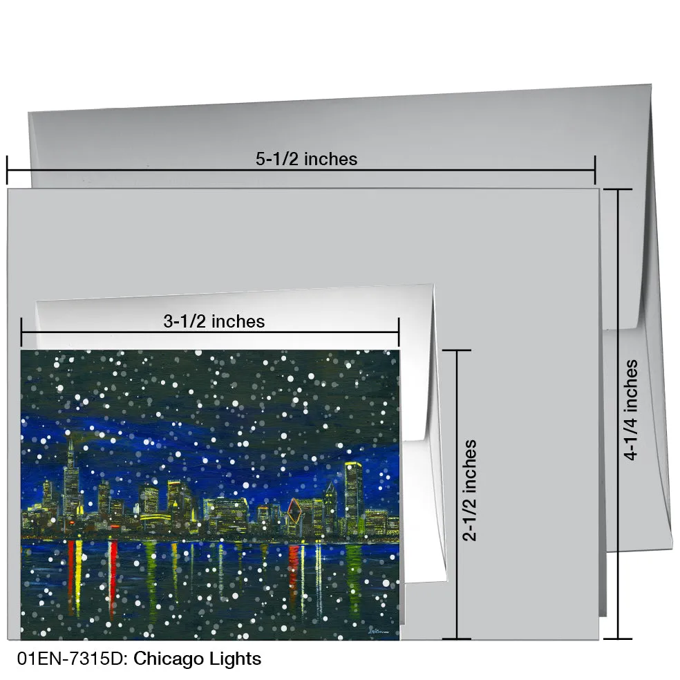 Chicago Lights, Greeting Card (7315D)