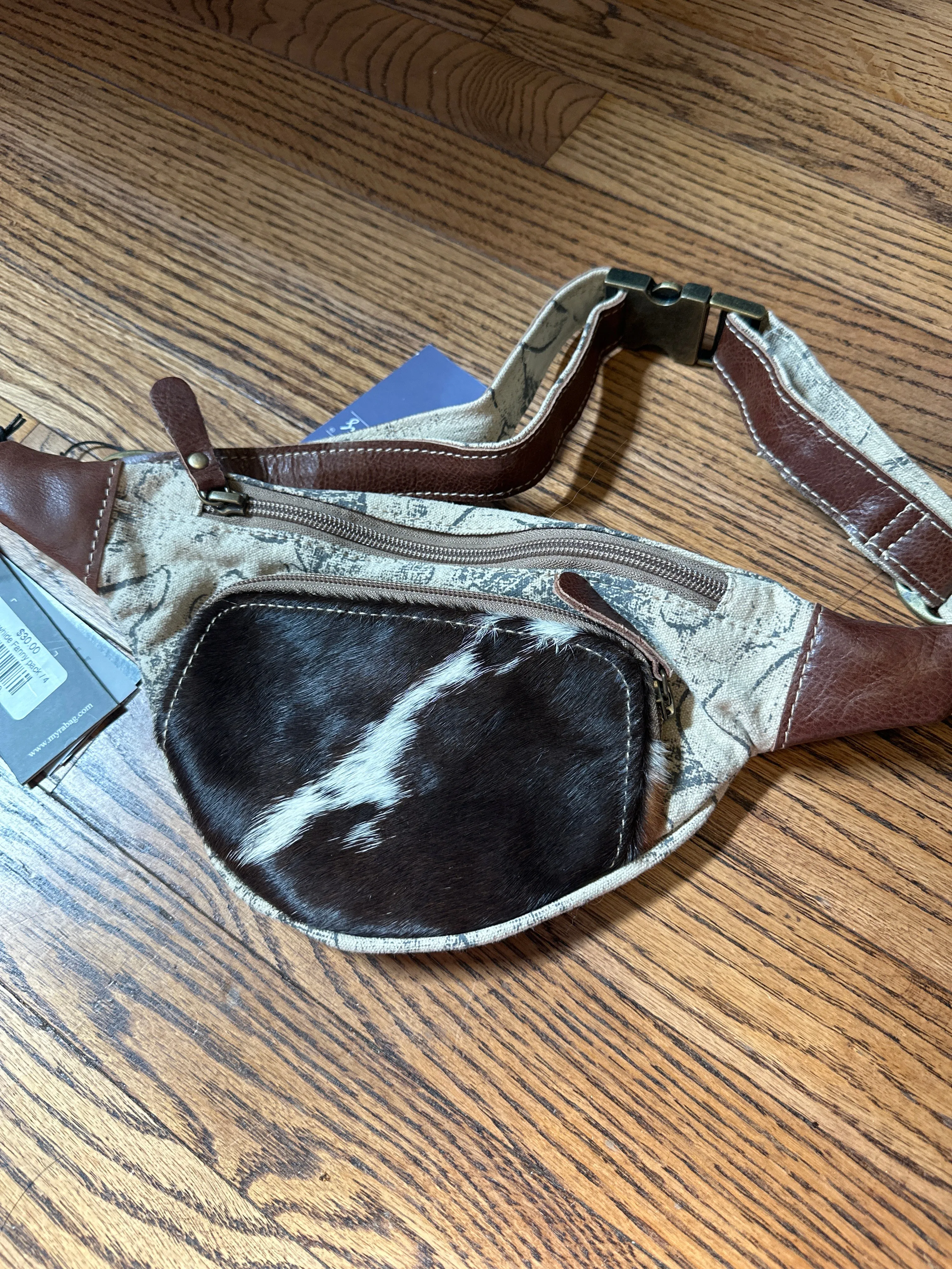 Cowhide Fanny pack
