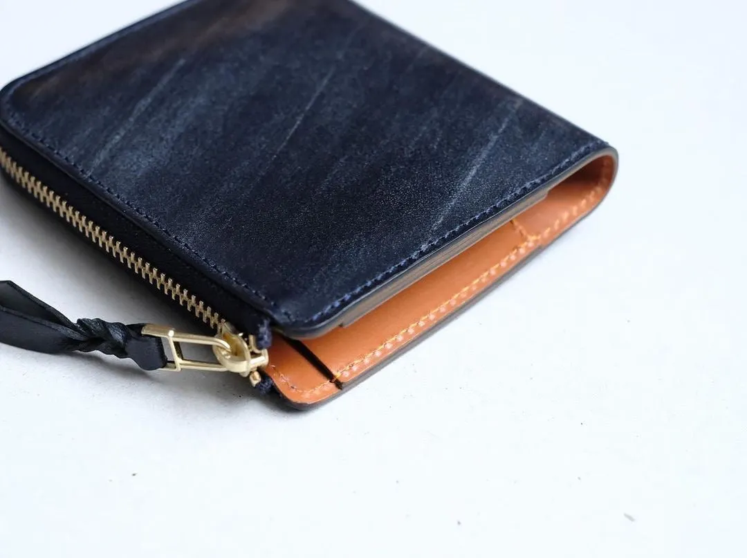 CRAM L-Zip Wallet - Bridle Leather (Bi-Color)