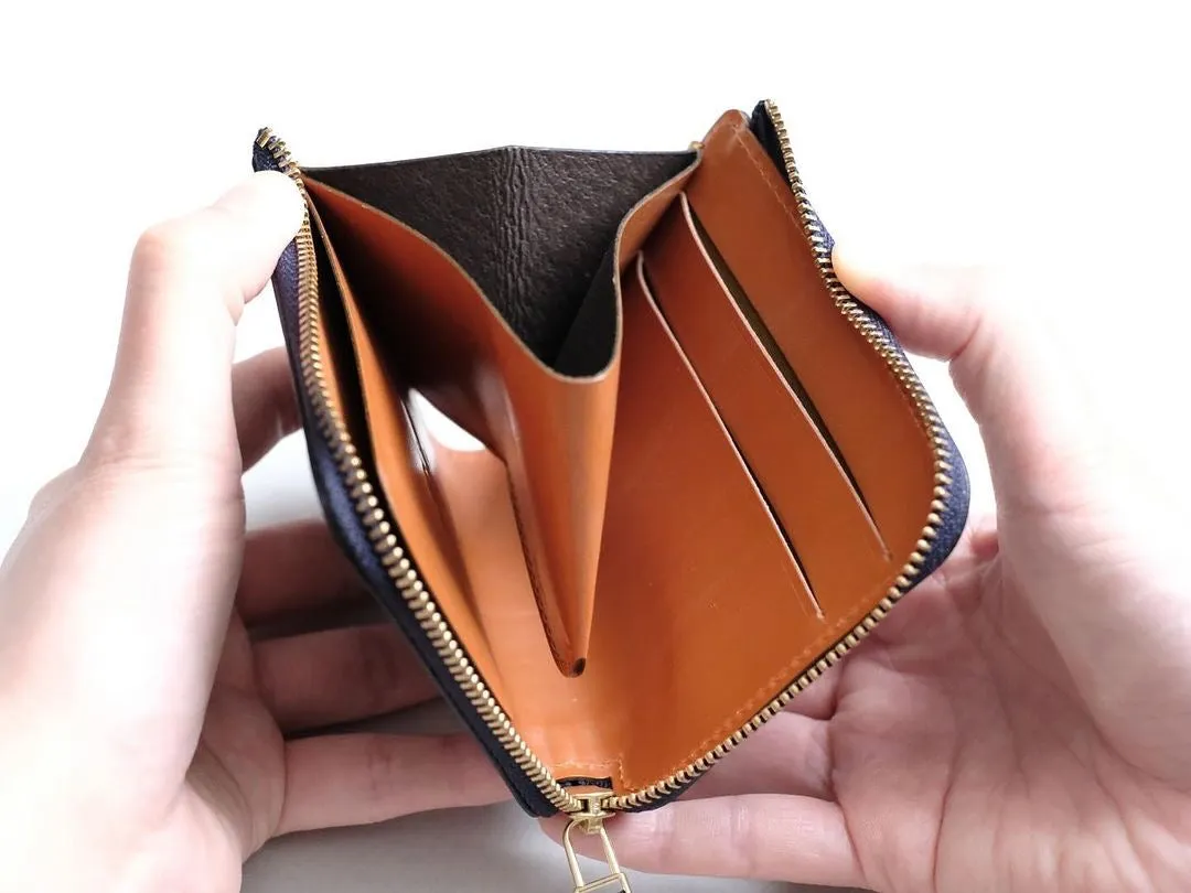 CRAM L-Zip Wallet - Bridle Leather (Bi-Color)
