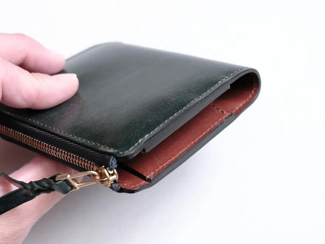 CRAM L-Zip Wallet - Bridle Leather (Bi-Color)