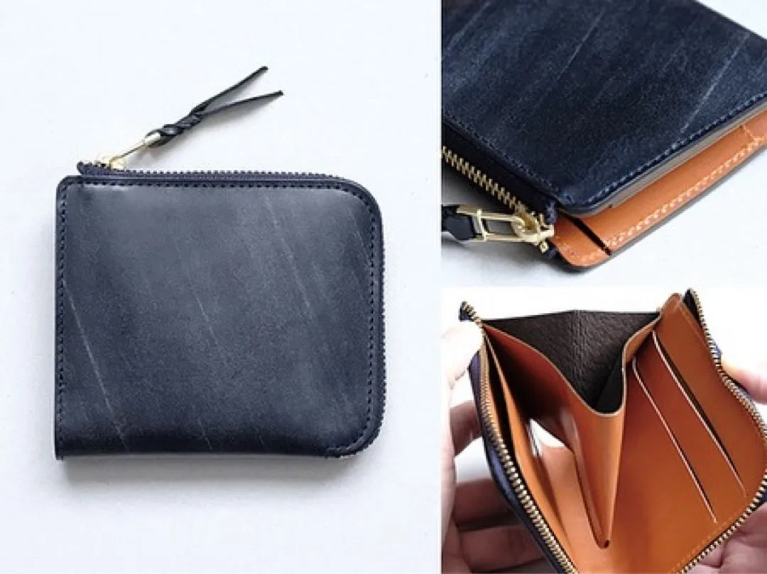 CRAM L-Zip Wallet - Bridle Leather (Bi-Color)