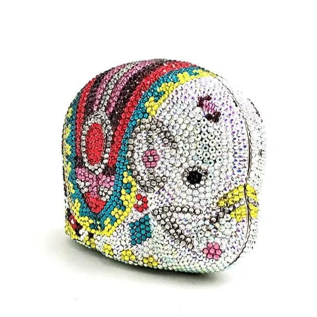 Cute Mini Elephant Full Rhinestone Purse Clutch