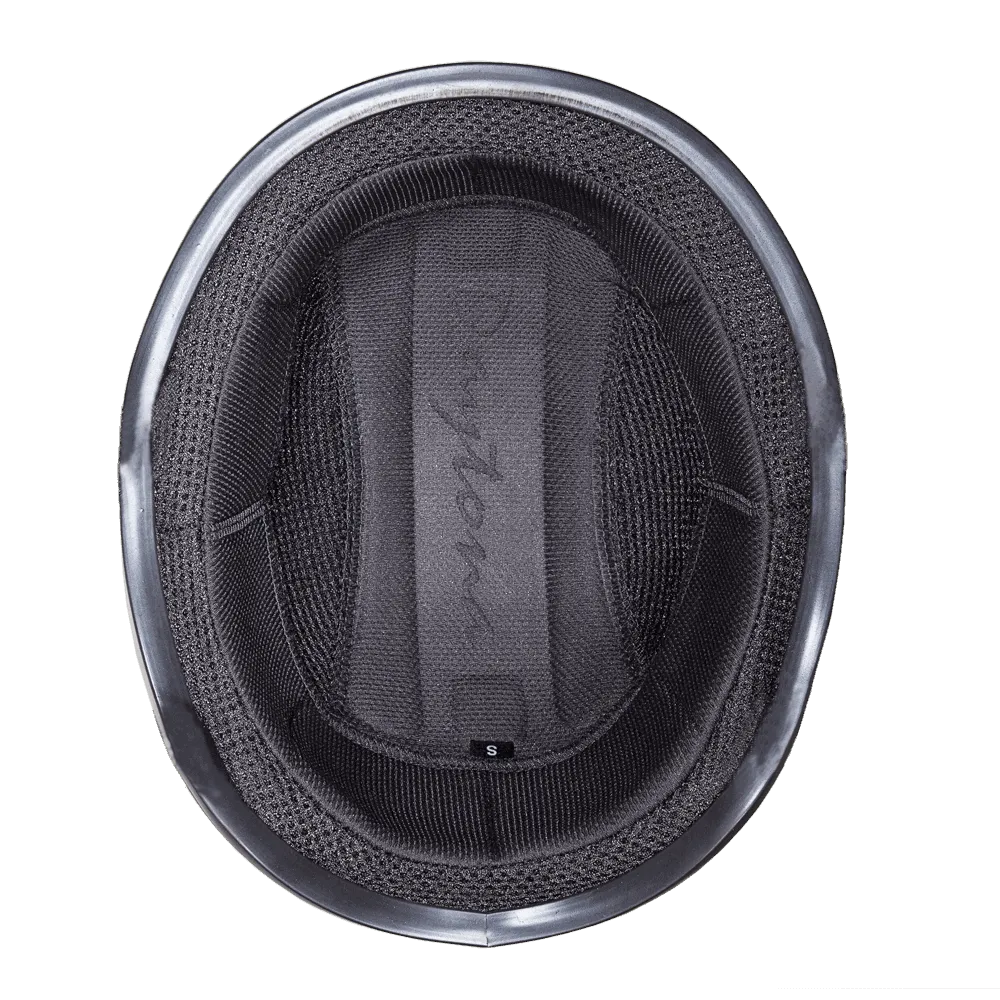 D2-GNS D.O.T. Daytona Skull Cap - Grey Carbon Fiber Helmet