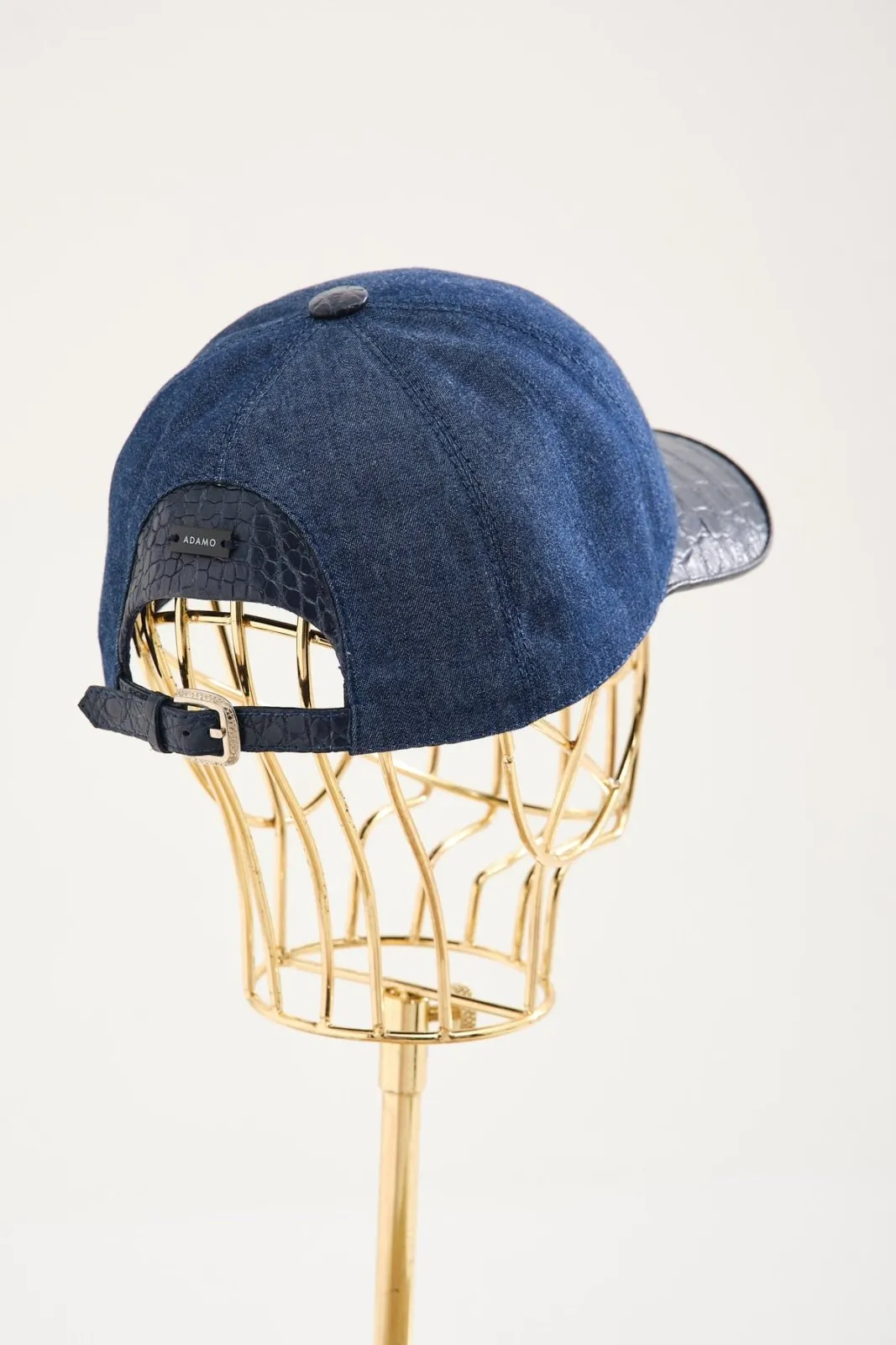 Dark Blue Crocodile Cap