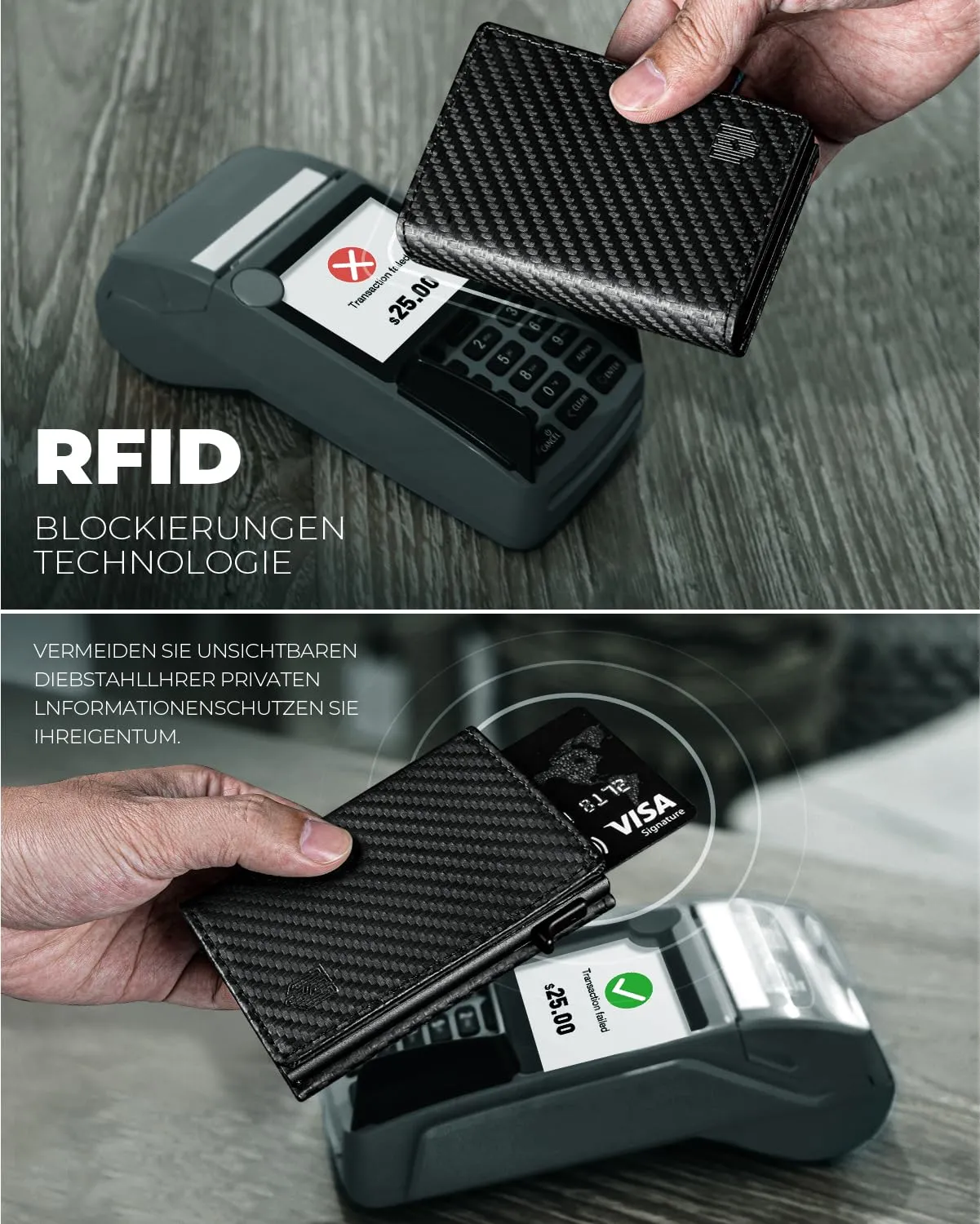 DDS IV - Leather Pop Up Credit Card Holder Wallet-1