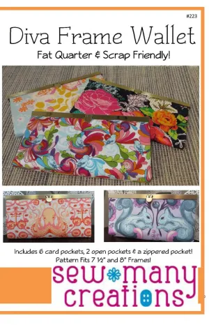 Diva Wallet Pattern regular size