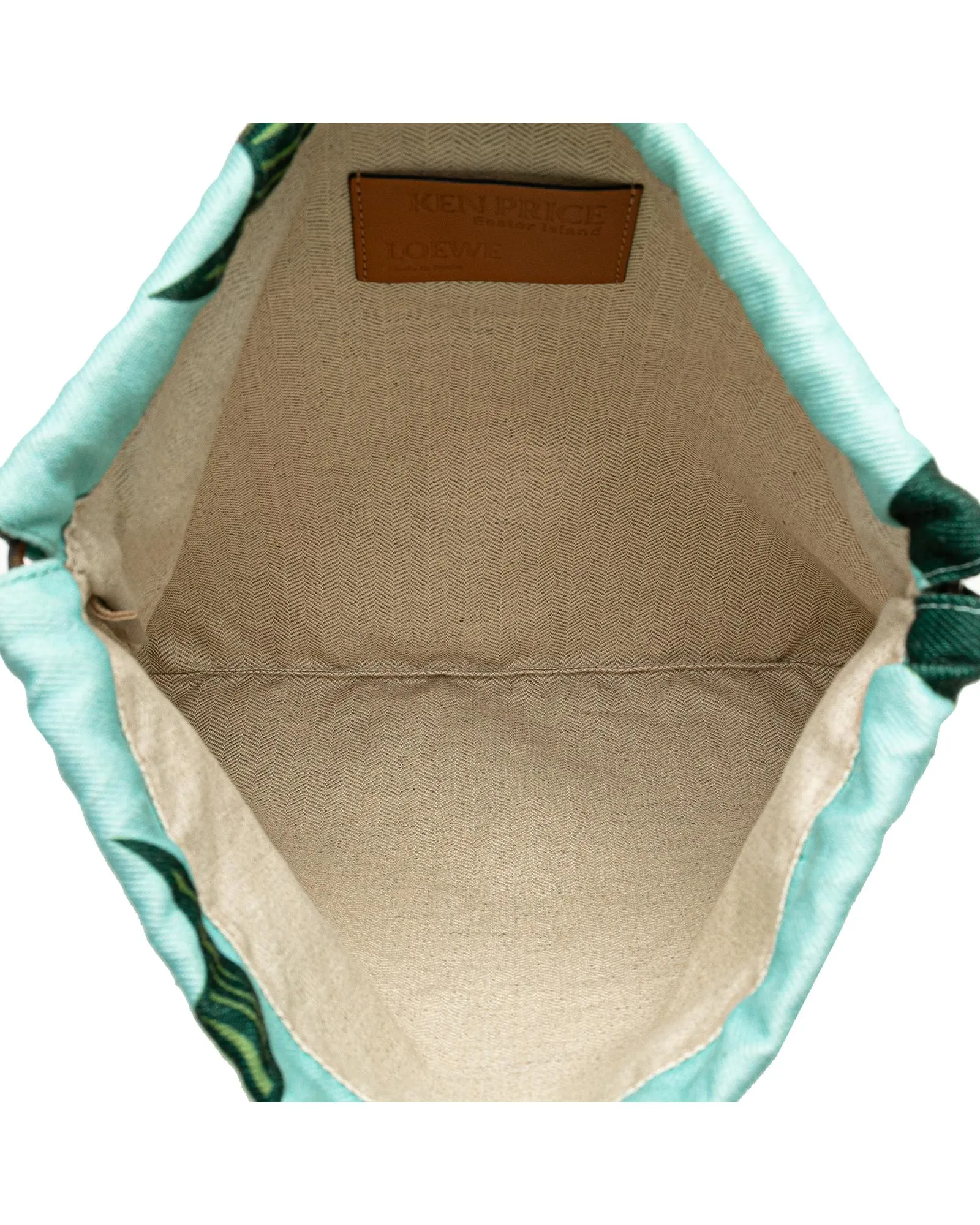 Easter Island Canvas Drawstring Clutch Bag