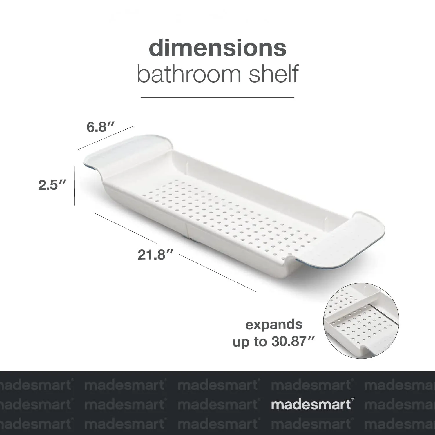Expandable Bath Shelf