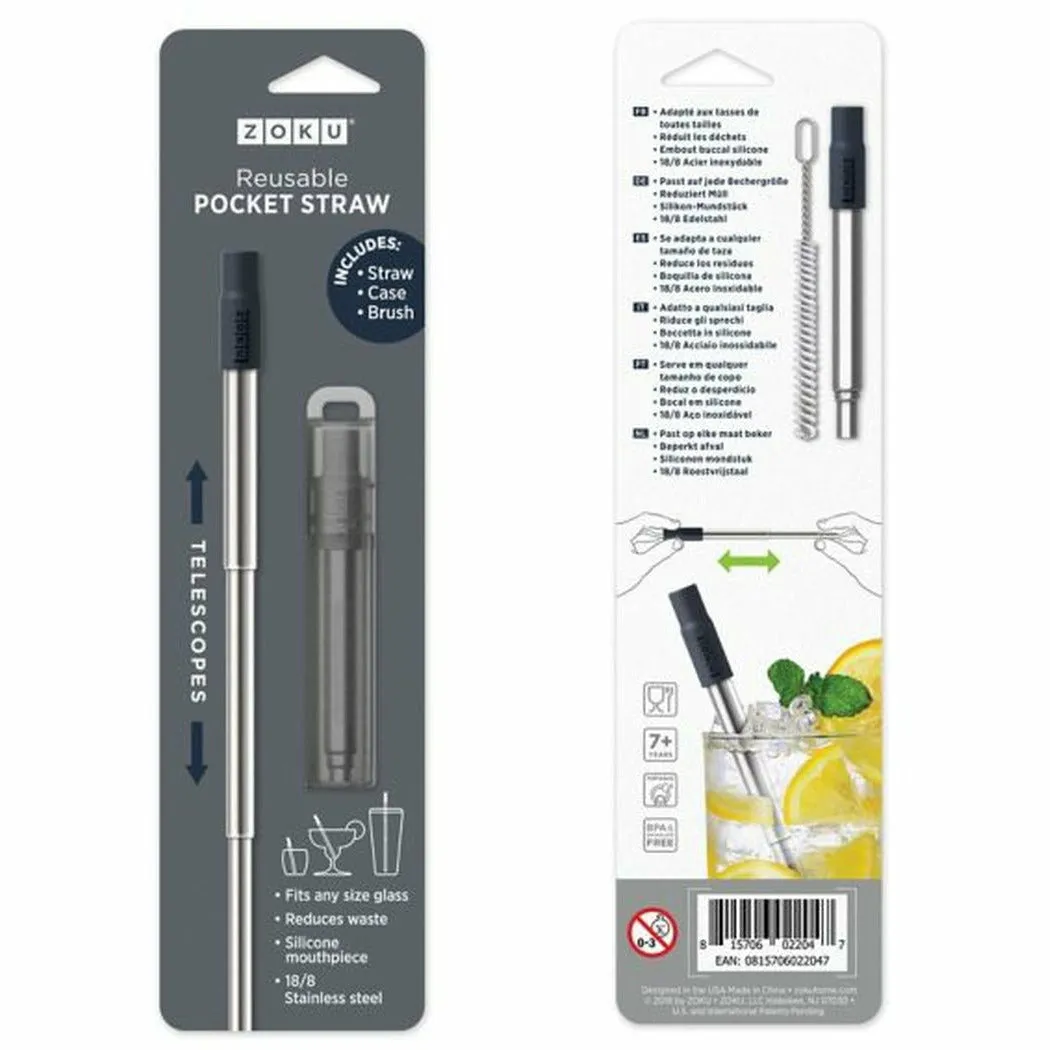 Expandable Pocket Straw