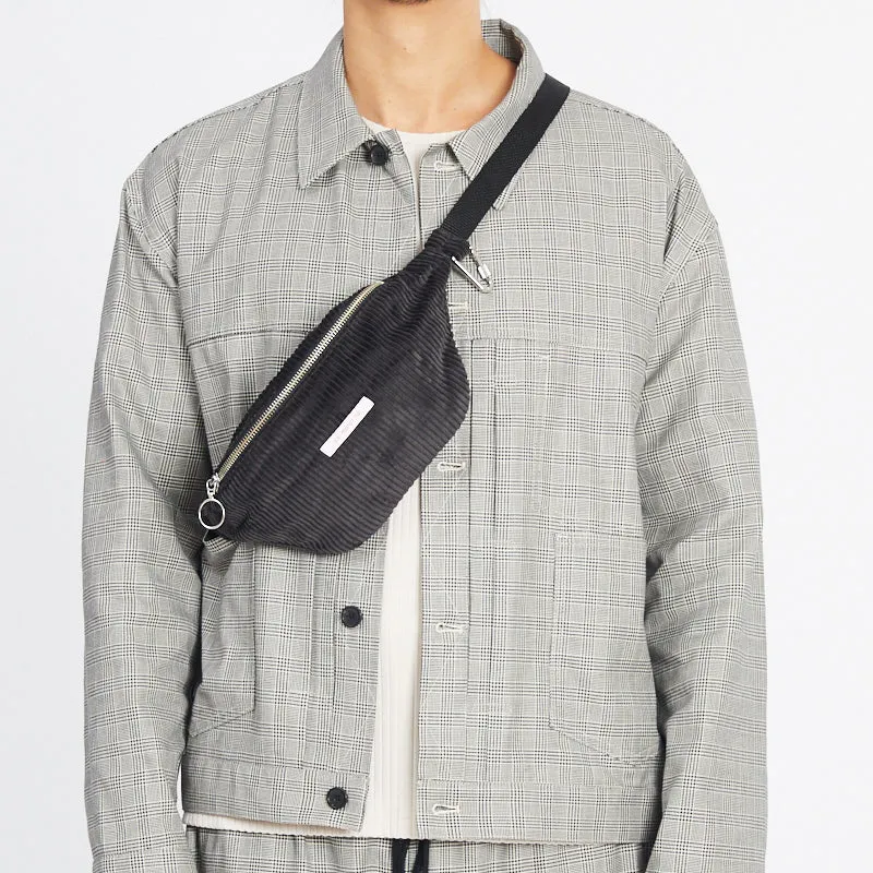 Fanny Pack - Black Corduroy