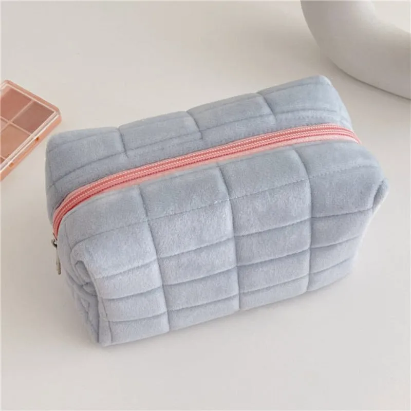 Faux Fur Makeup Bag