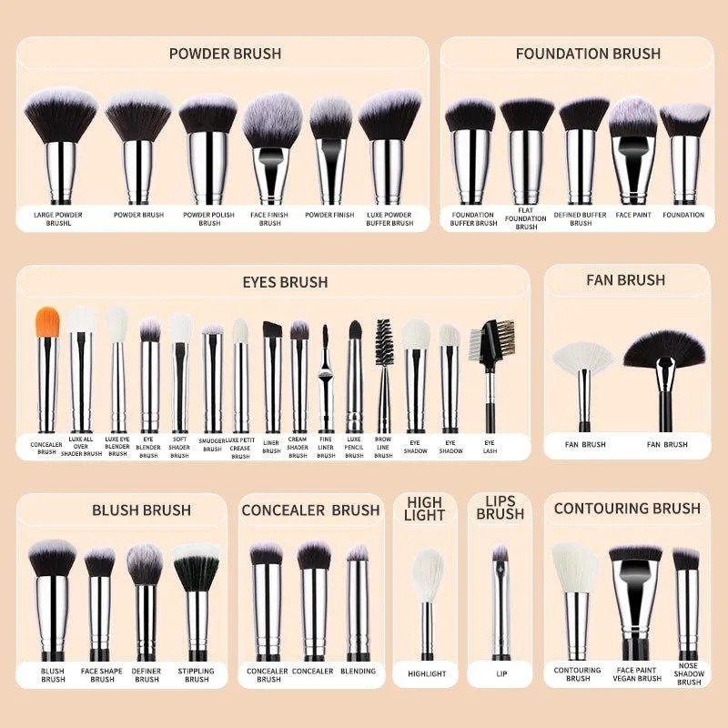 FEIYAN Luxury Makeup Brush Set