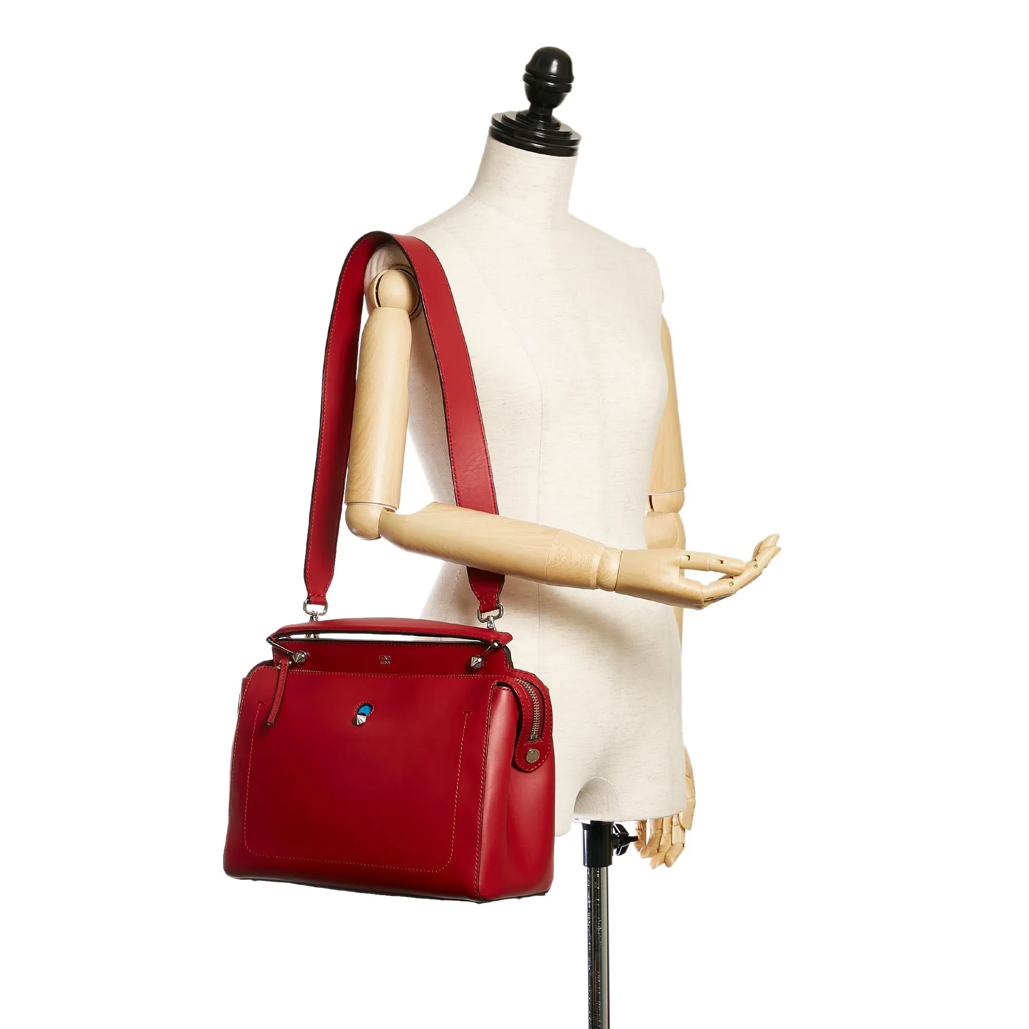 Fendi DotCom Leather Satchel (SHG-29019)
