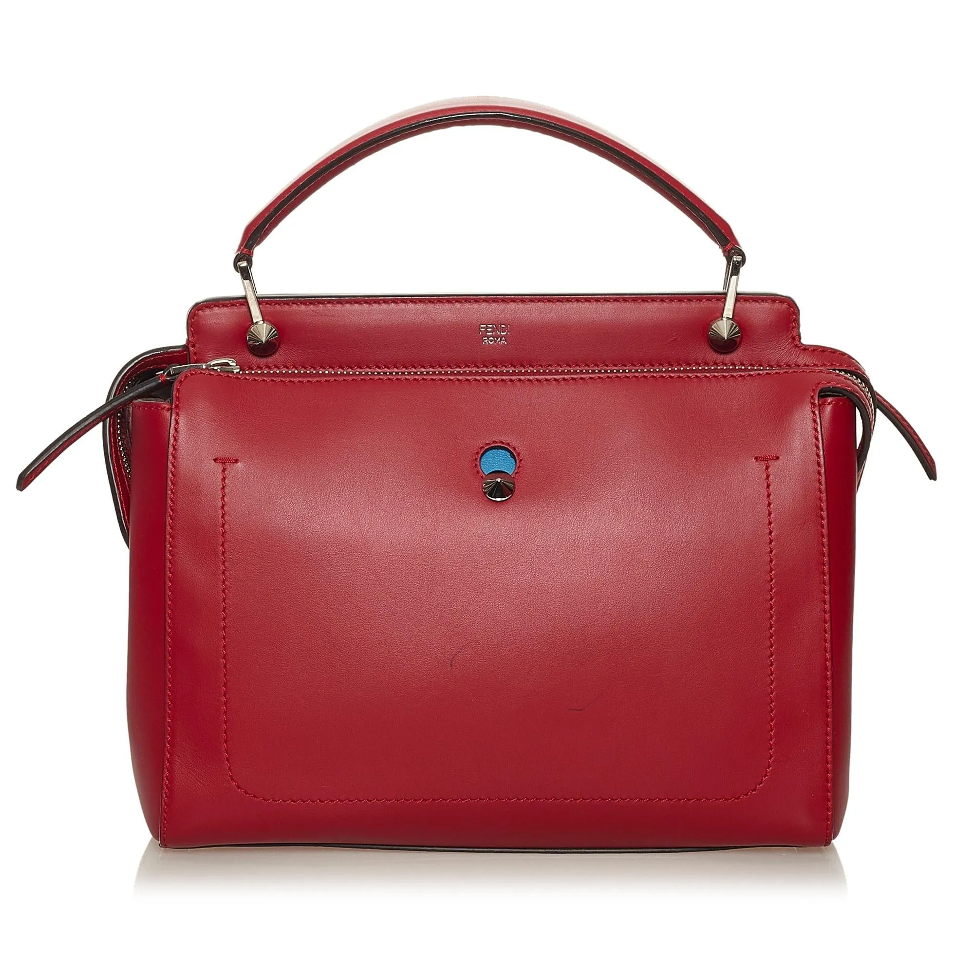 Fendi DotCom Leather Satchel (SHG-29019)