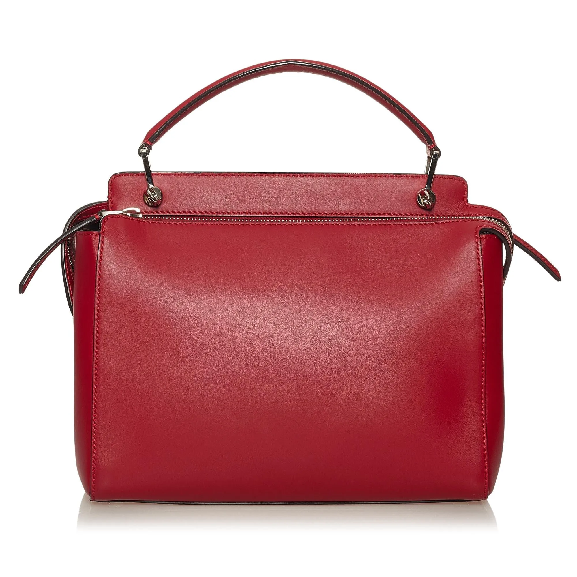 Fendi DotCom Leather Satchel (SHG-29019)
