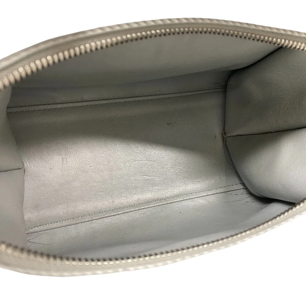 FENDI Handbag 8BH333 leather blue Petite Troisur